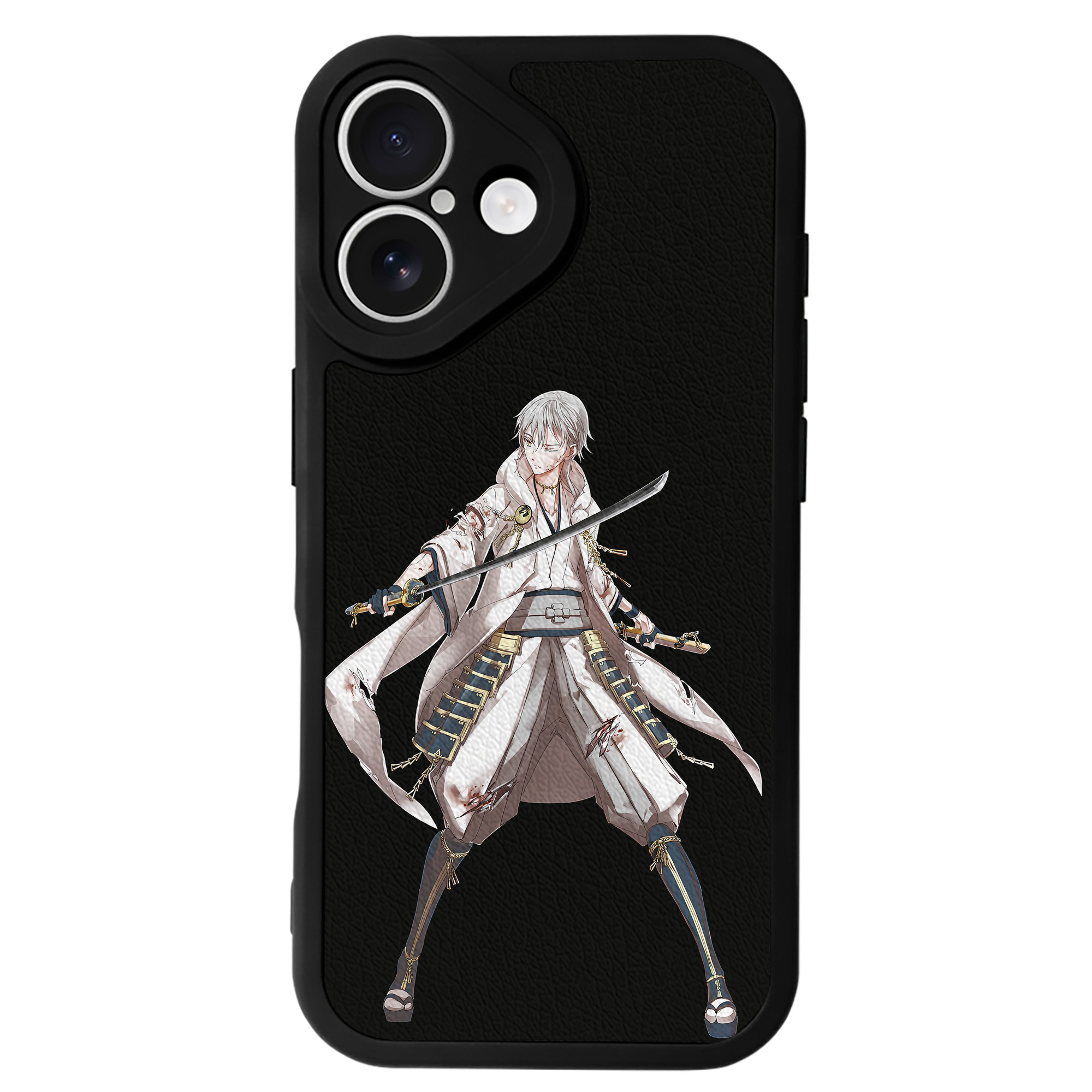 （画像用） 刀剣乱舞 Touken Ranbu 【iPhone 16シリーズ対応】シリコンスマホケース（レザー調） 材質：シリコン